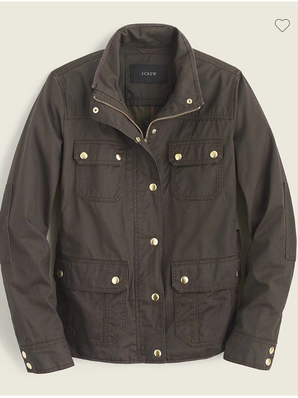 J. Crew Downtown field jacket in Dark Brown